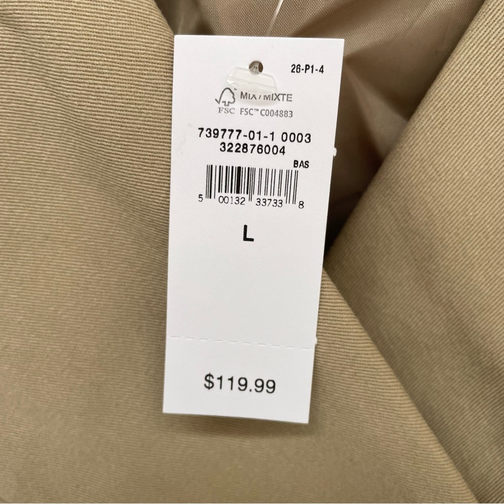 GAP Women's Beige Rain Trench Coat NWT Original Packaging - Picture 6 of 15